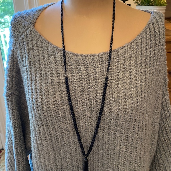LOFT Grey Tunic Sweater - Size XL - Picture 3 of 16